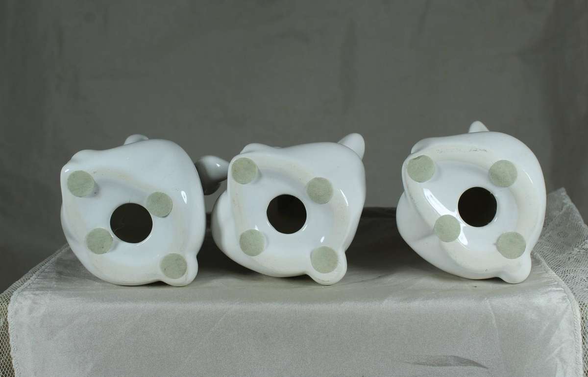 Set of rabbits, hear no evil, see no evil and speak no evil