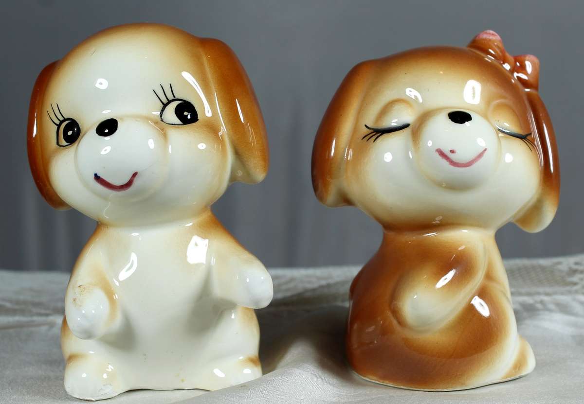 Puppies - Salt & pepper shakers
