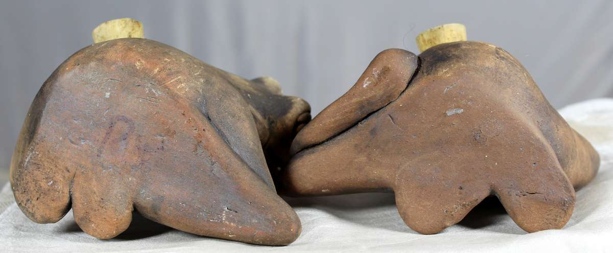 Pottery - Frogs - Salt & pepper shakers