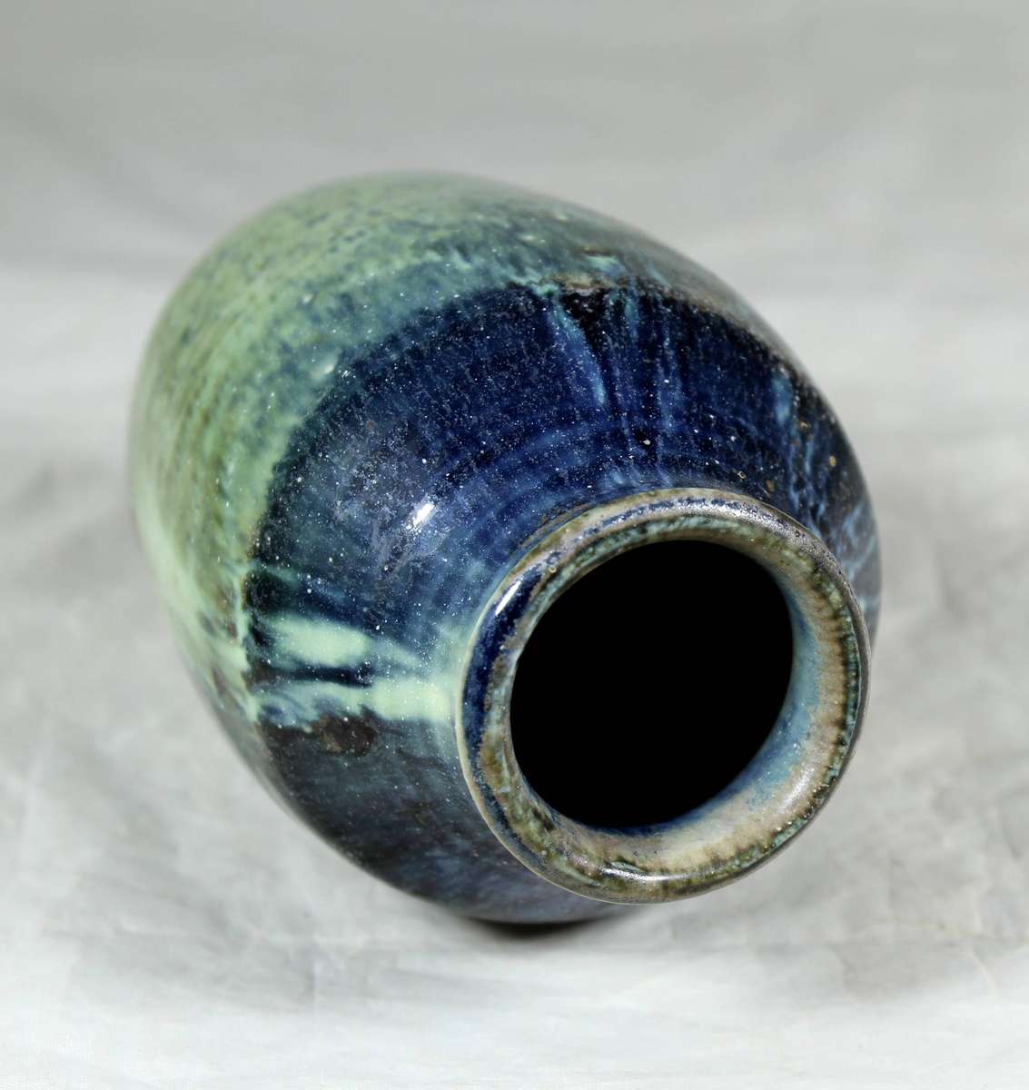 Glazed vase