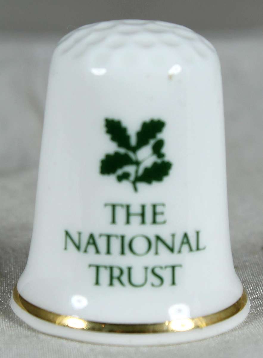Bone China thimble - Upton House - The National Trust