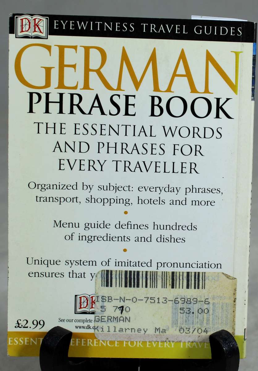 German Phrase book - Pocket size