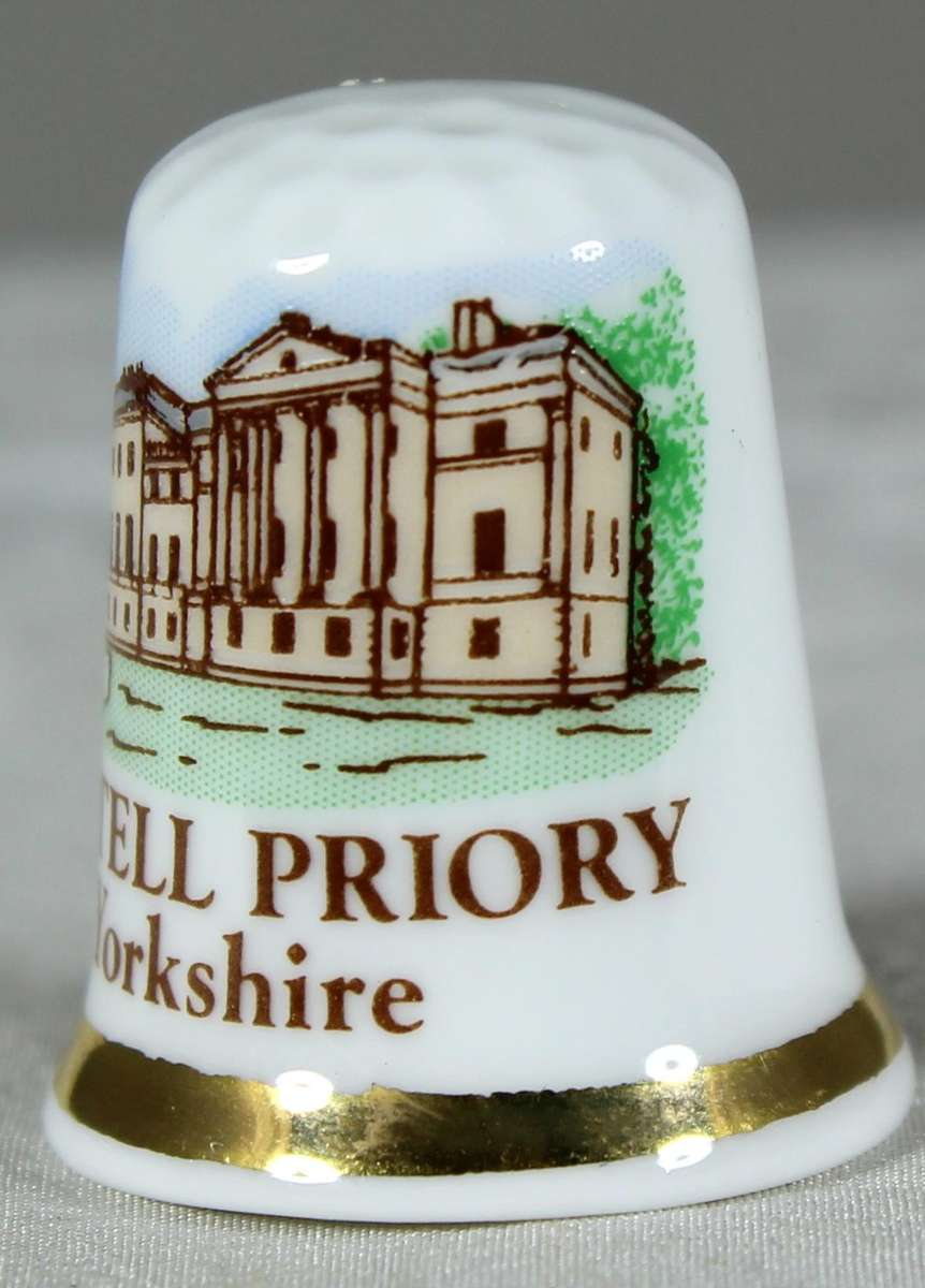 Bone China thimble - Nostell Priory Yorkshire