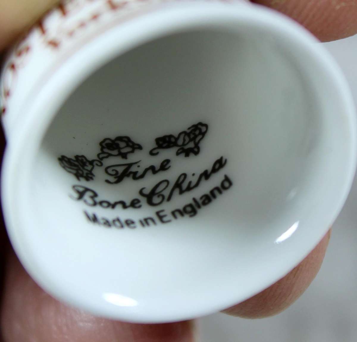 Bone China thimble - Nostell Priory Yorkshire