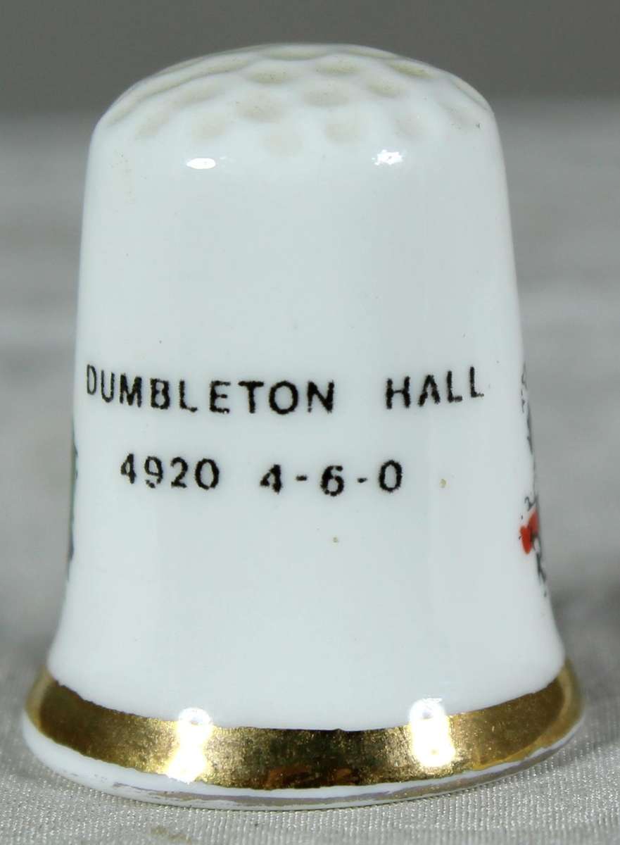 Bone China thimble - West Somerset Railway no.9