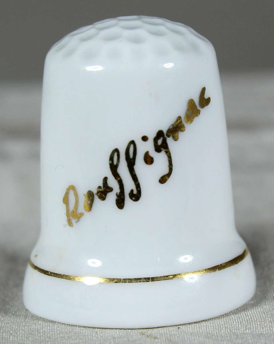 Bone China thimble - Rouffignae