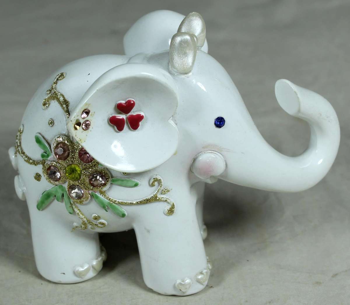 Small bejeweled elephant