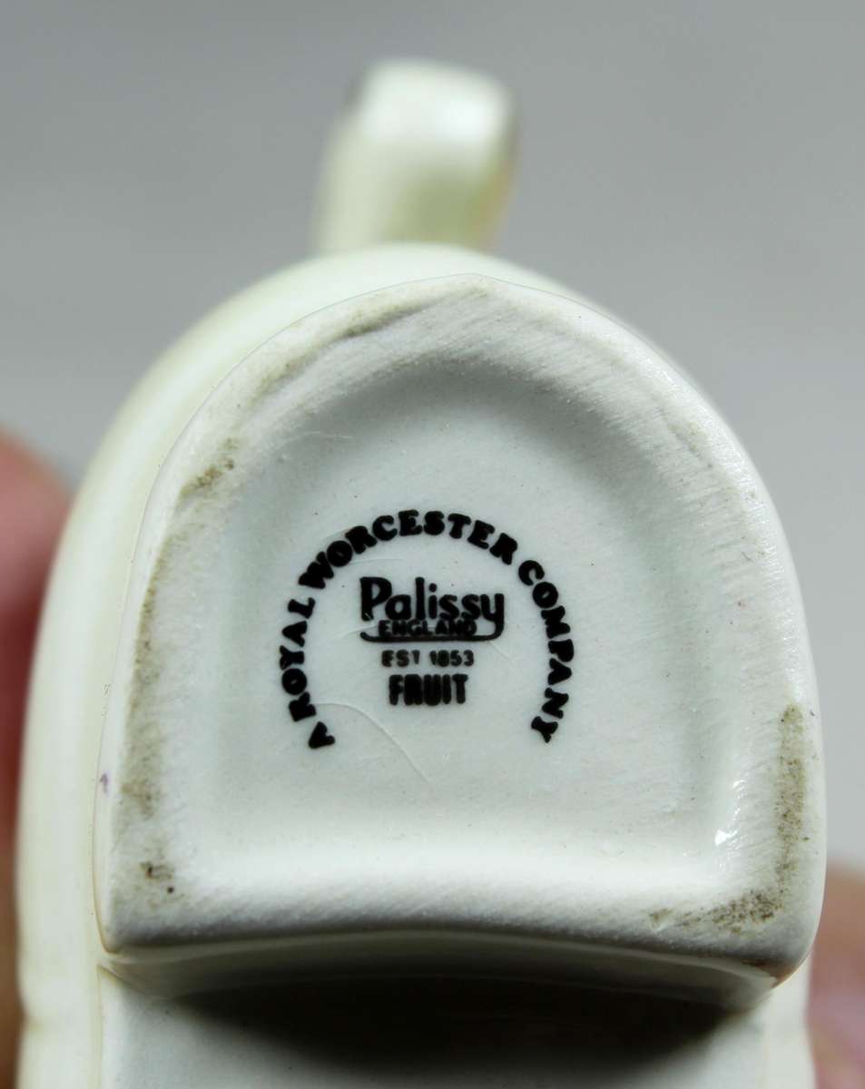 Royal Worcester - Palissy shoe pin cushion holder