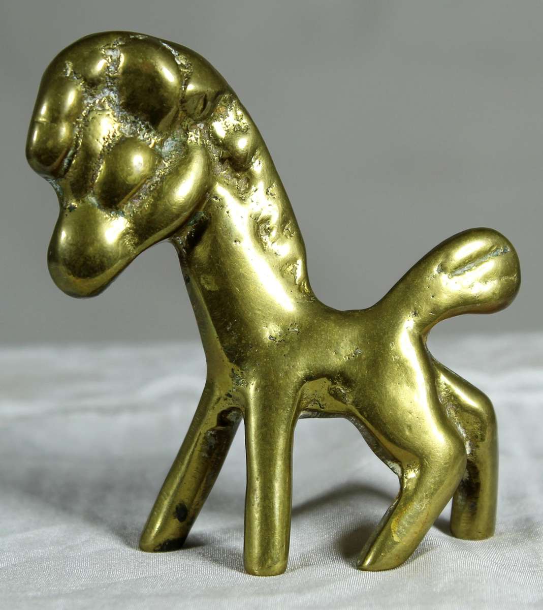 Small brass horse