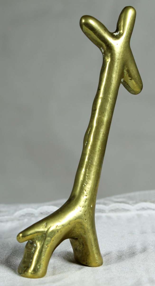 Small abstract brass - Giraffe