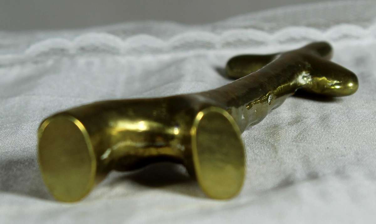 Small abstract brass - Giraffe