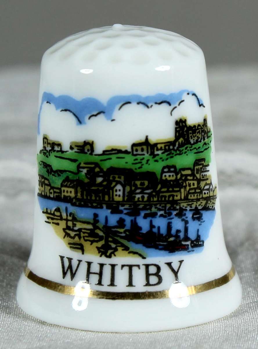 Bone China thimble - Whitby