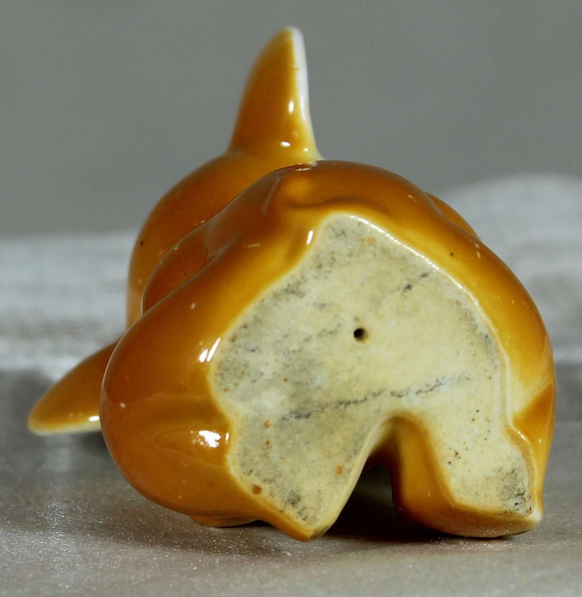 Miniature porcelain baby elephant