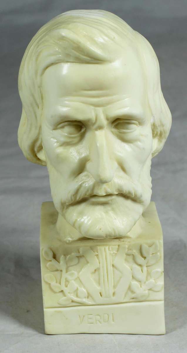 Resin cast - made in Italy - Verdi bust