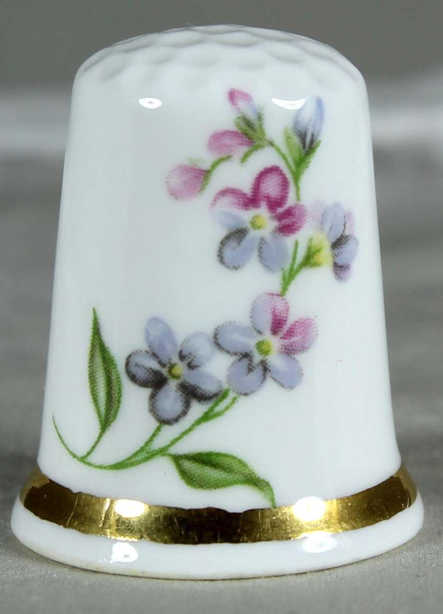 Bone China thimble - love Miny - Frika porcelain