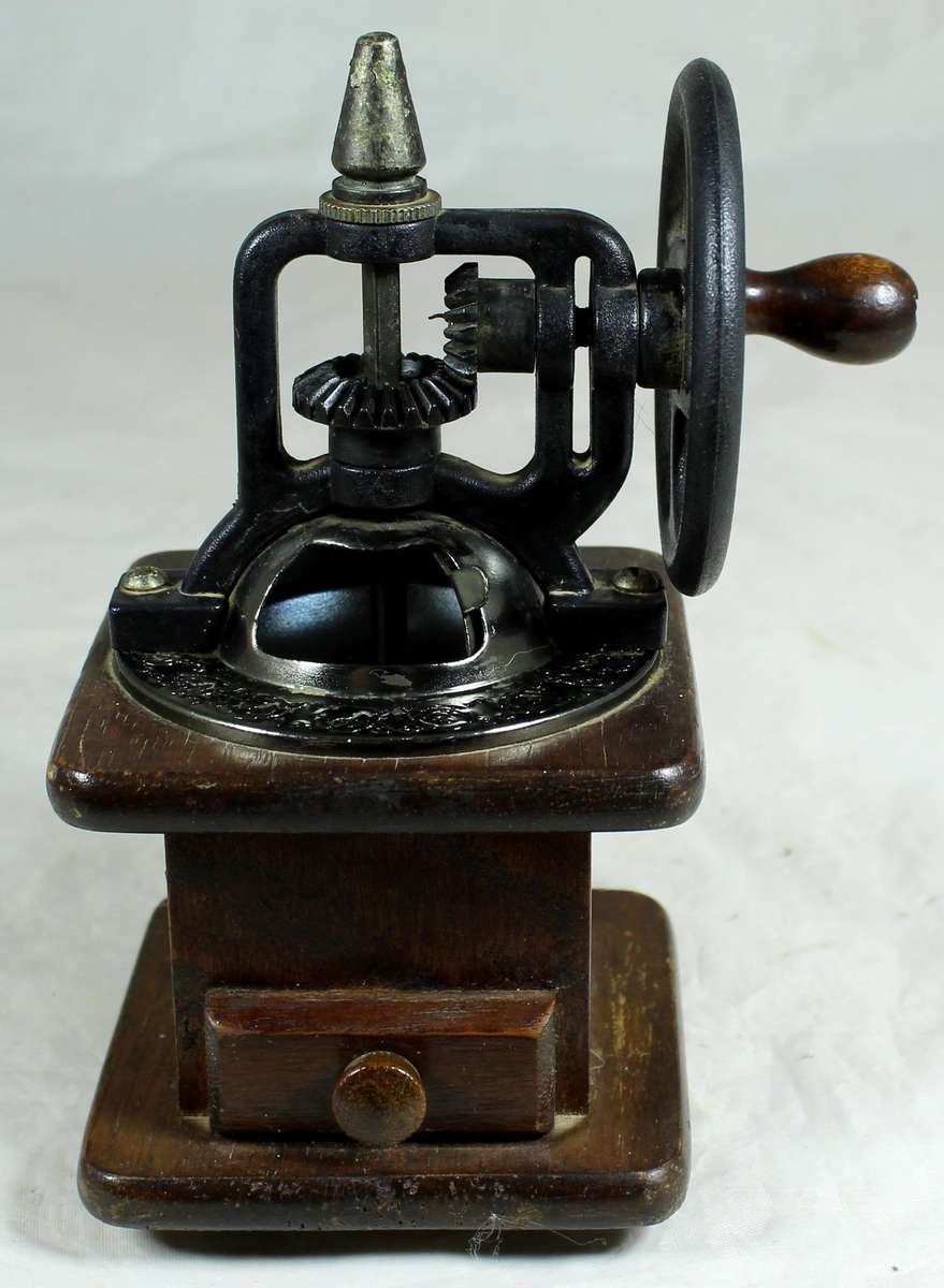 Ornamental vintage coffee grinder