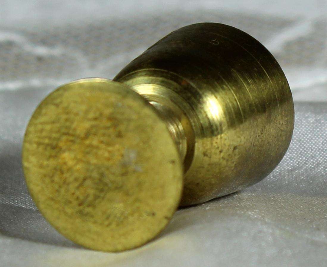 Miniature brass cup