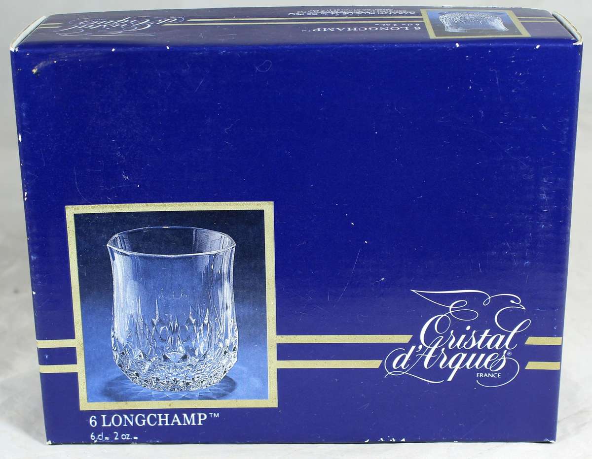 Cristal d'Arques liqueur glasses - set of six