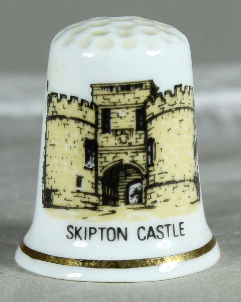 Bone China thimble - Skipton castle