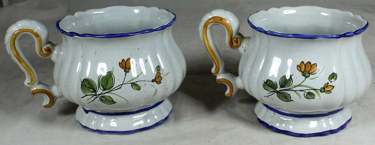 Pair of Italian candle holders