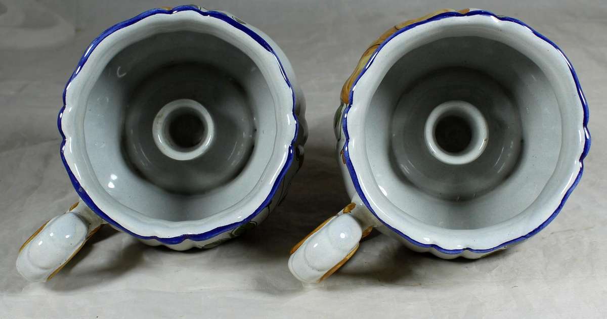 Pair of Italian candle holders