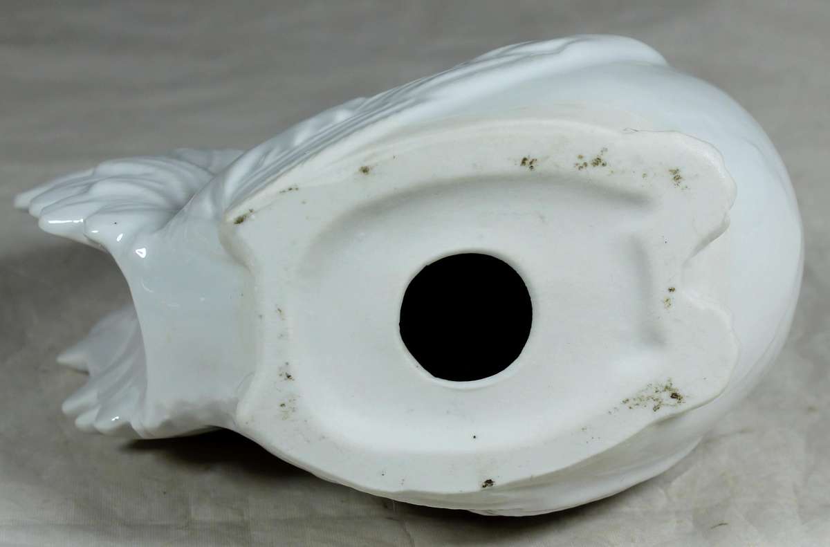 White porcelain rooster