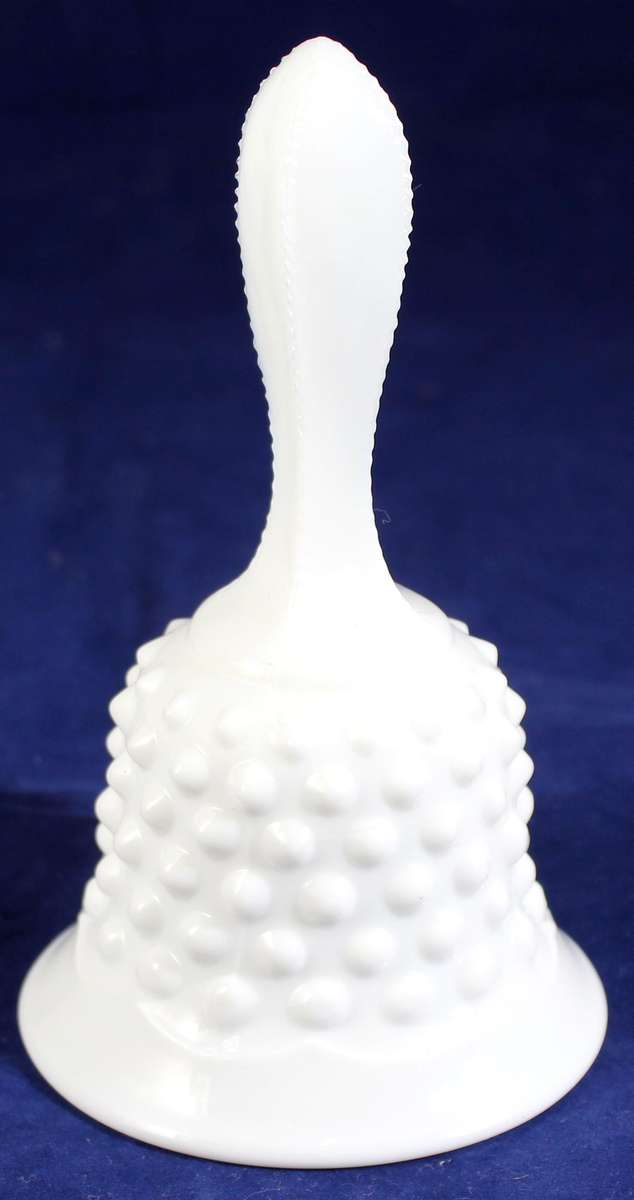 Fenton milk white glass bell