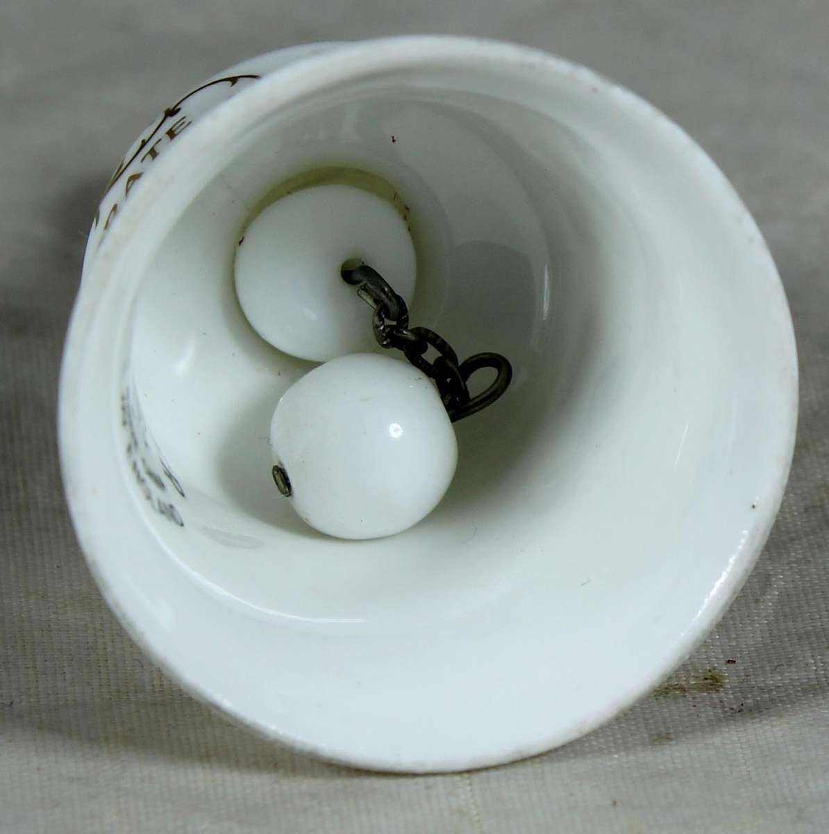 Mini porcelain bell - commemoration of Charles & Diana marriage