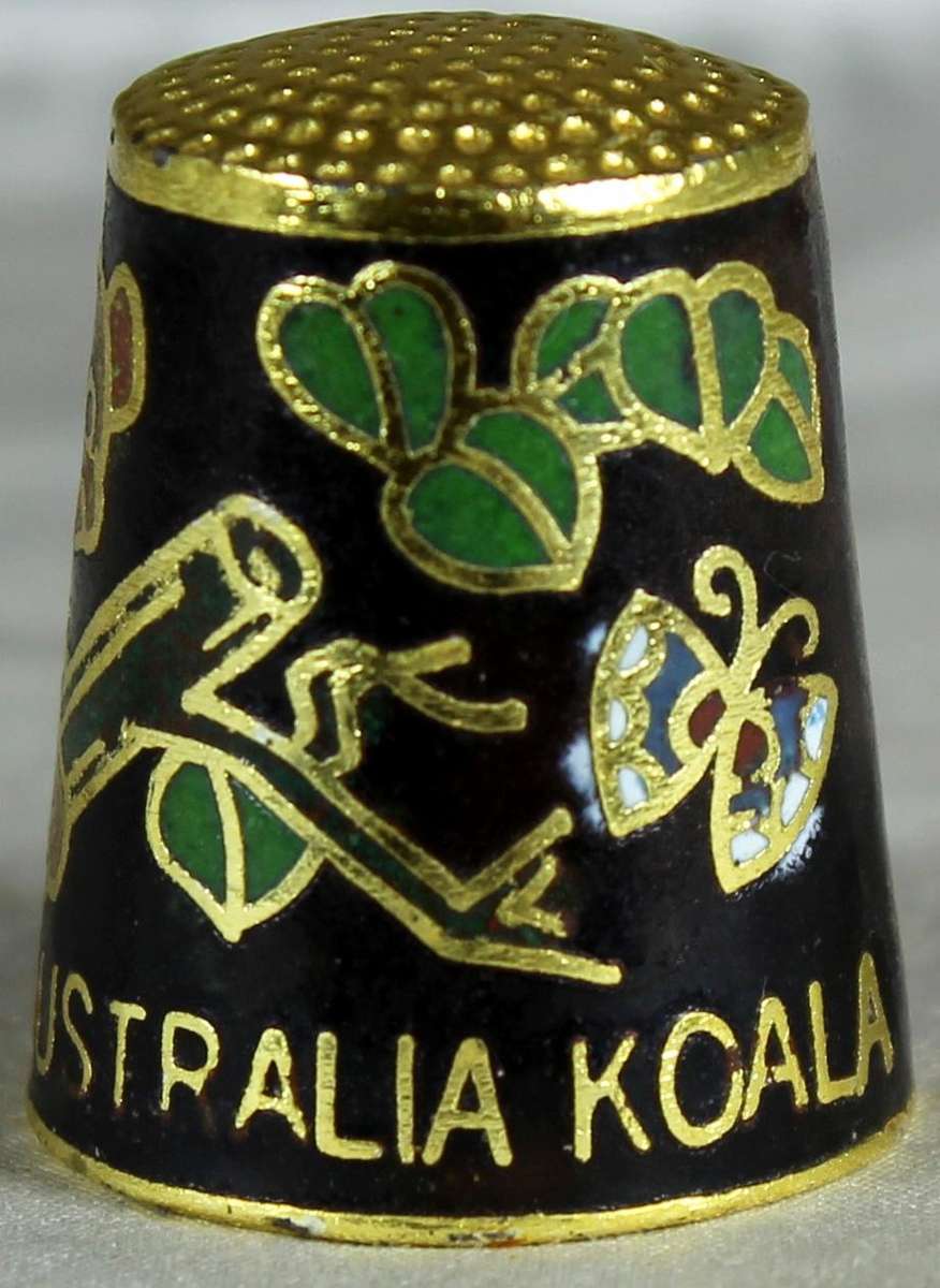Cloissone thimble - Australia koala