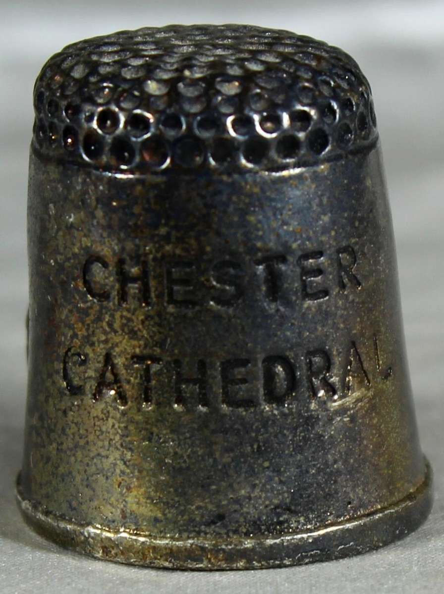 Pewter thimble - Chester Cathedral