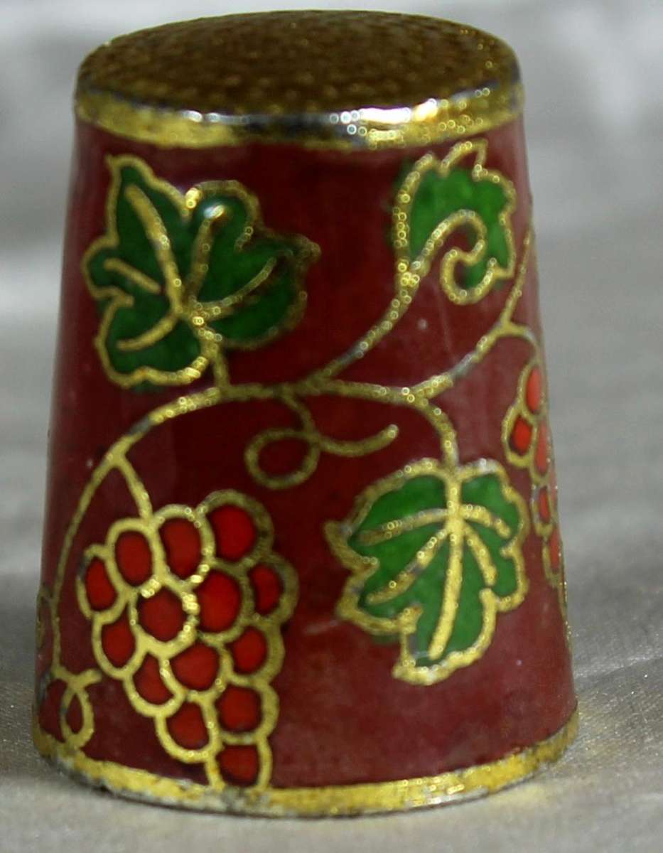 Cloissonne thimble - Cyprus
