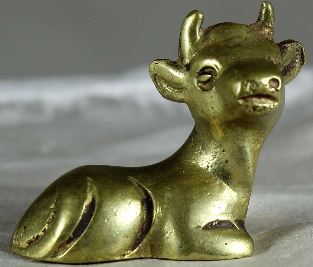 Miniature brass - Cow