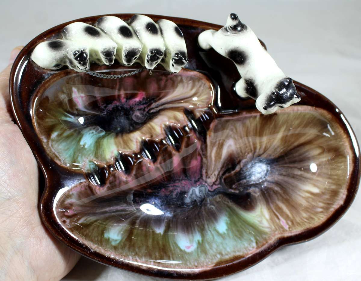 Dog with puppies - Condiment bowl