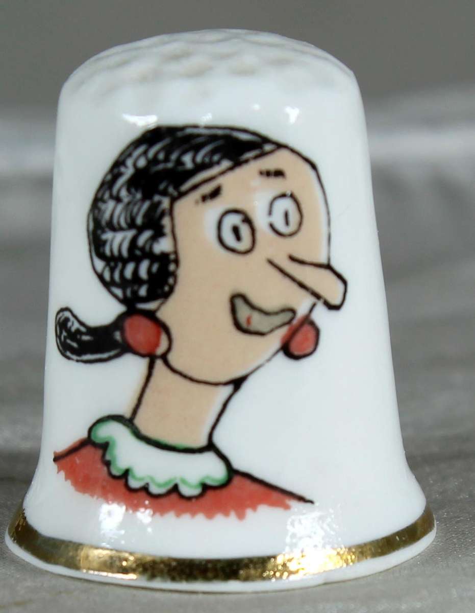 Bone China thimble - Olive - From Popeye