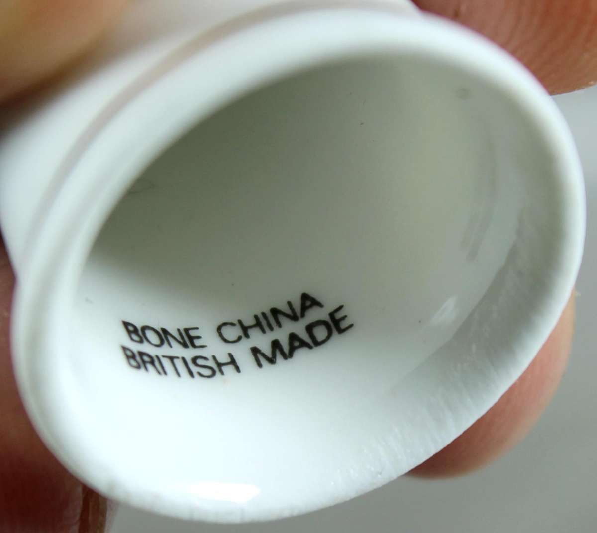 Bone China thimble - horses