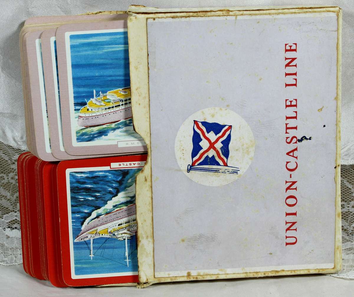 Pair of Union Castle - Card decks