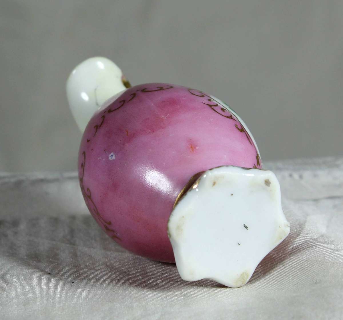 Small porcelain jug in pink