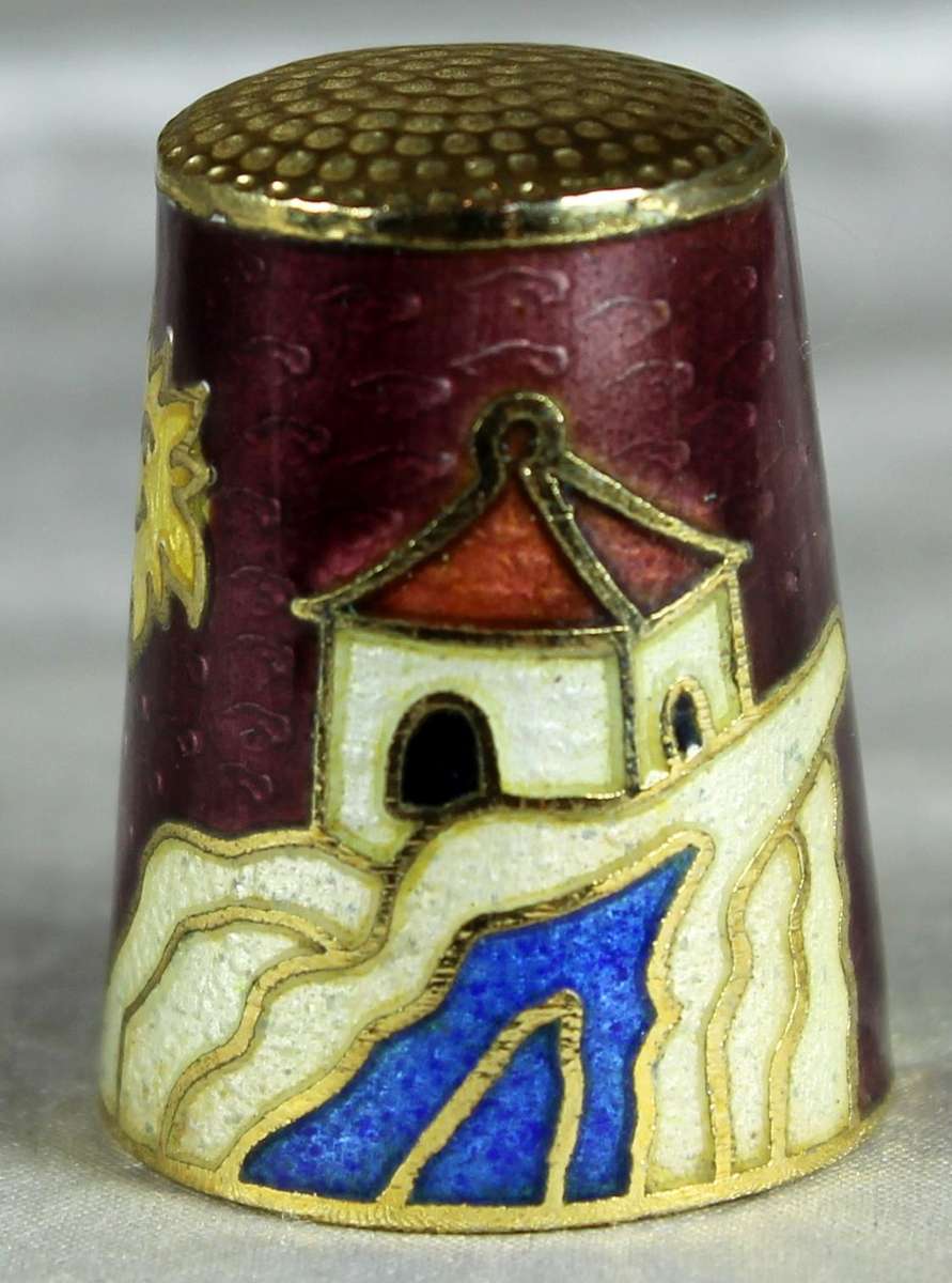 Cloisonne thimble - Guadalest