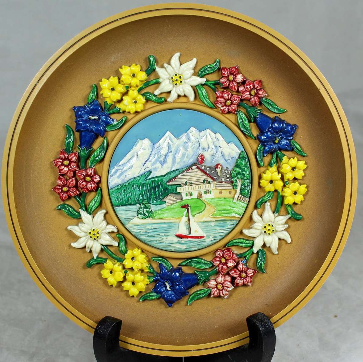 Swiss Alps display plate