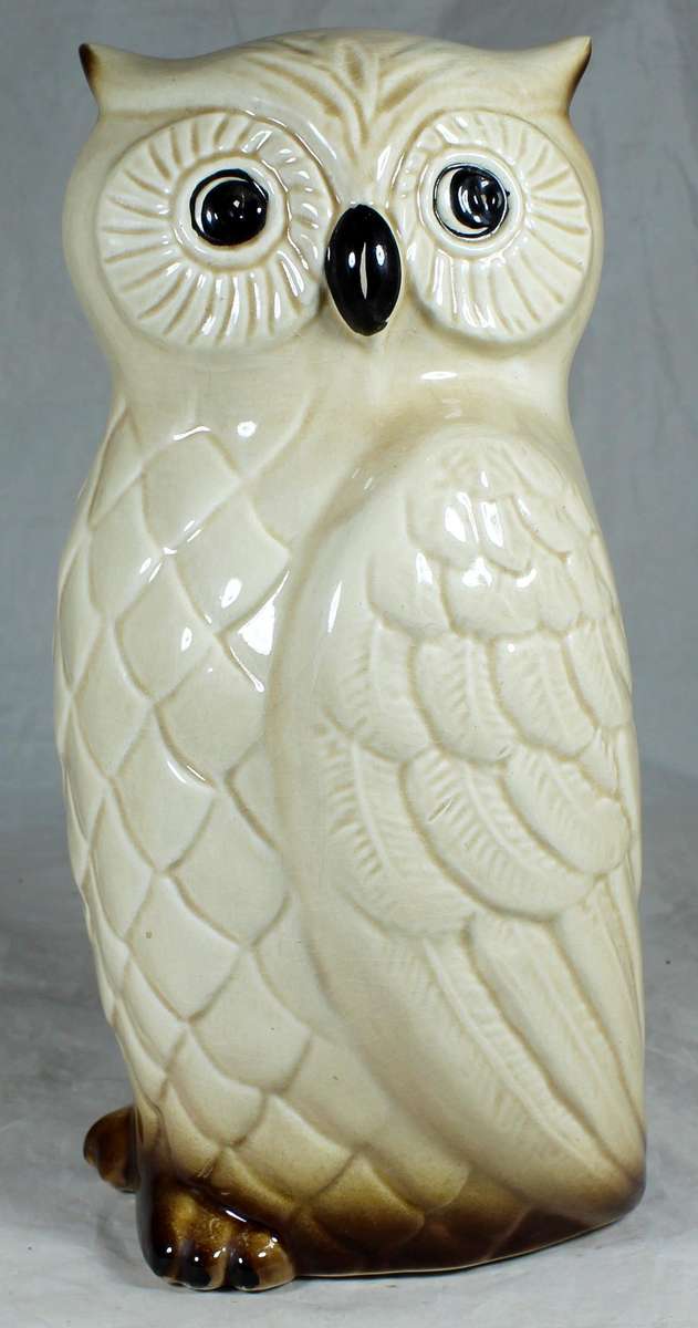Large porcelain owl - Faiarte