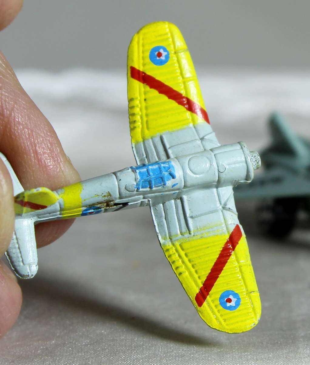 Trio of micro military airplanes