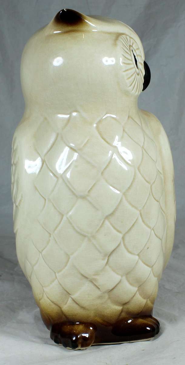 Large porcelain owl - Faiarte