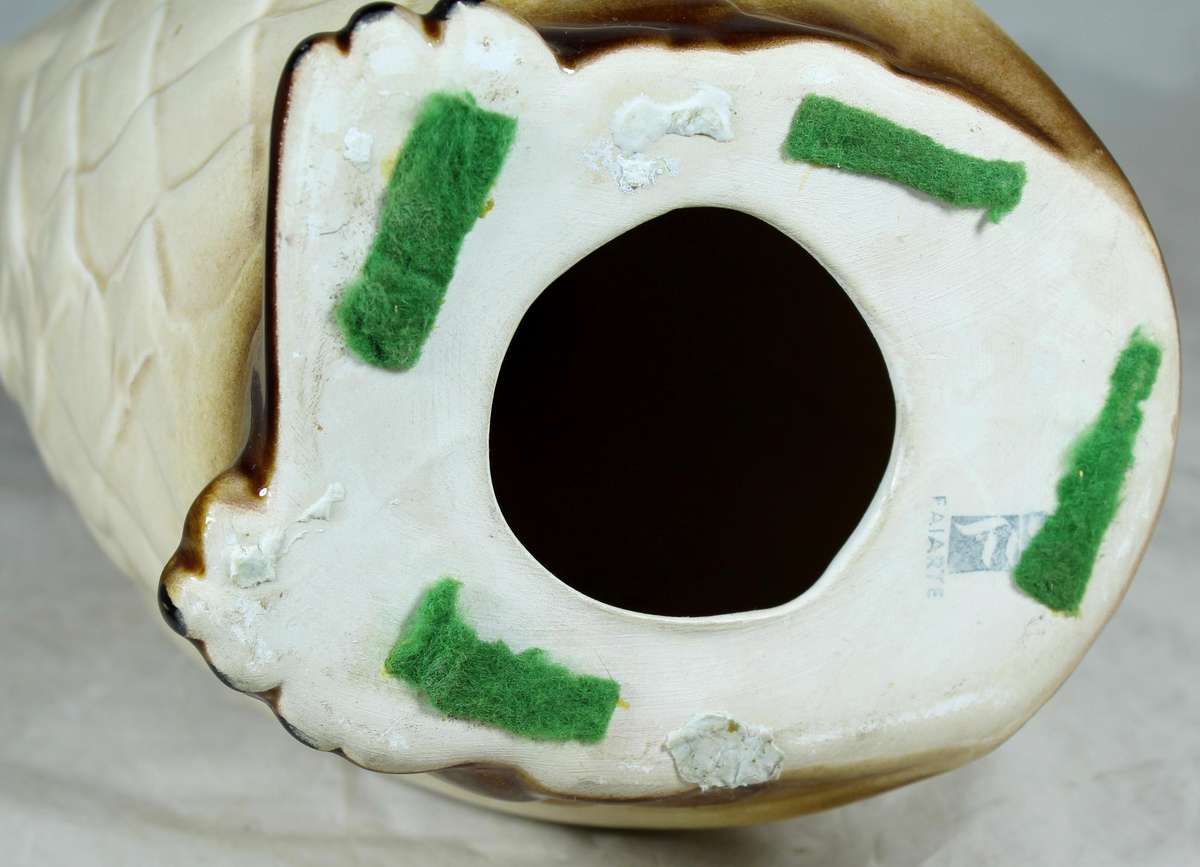 Large porcelain owl - Faiarte