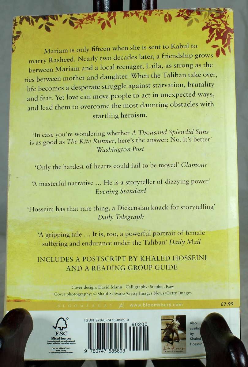 Khaled Hosseini - a thousand splendid suns