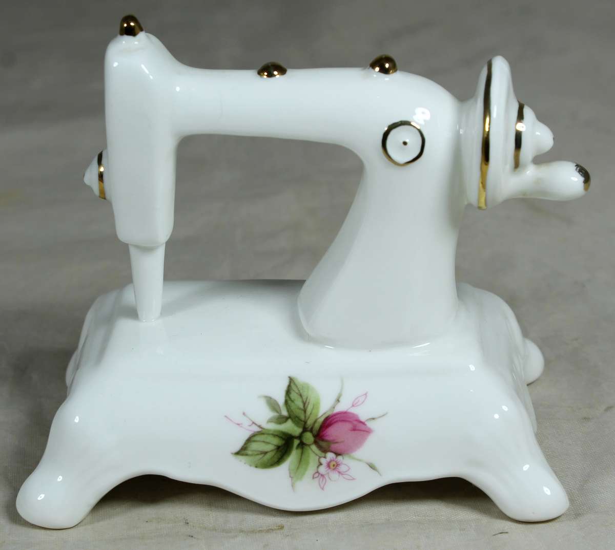 Small bone China sewing machine