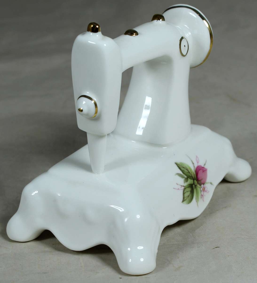 Small bone China sewing machine