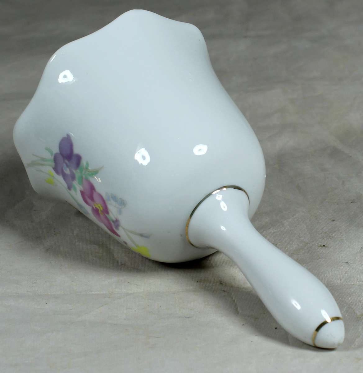 Porcelain bell with multi-color flowers