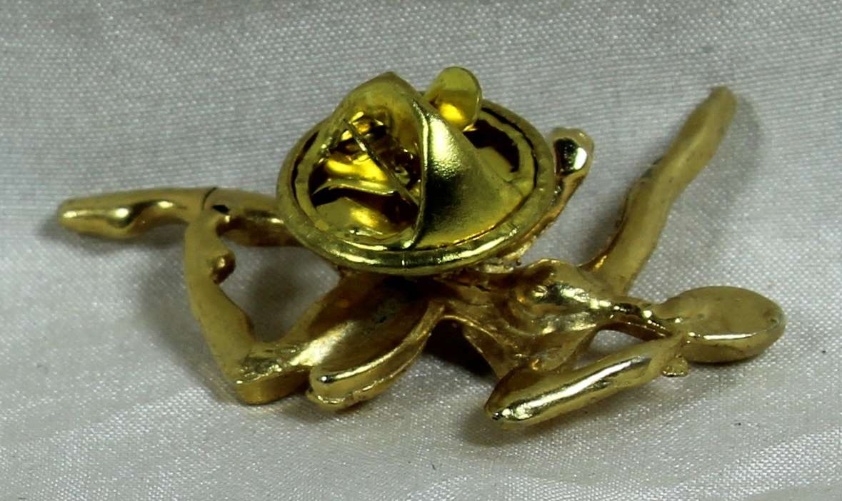DIamante ballerina pin