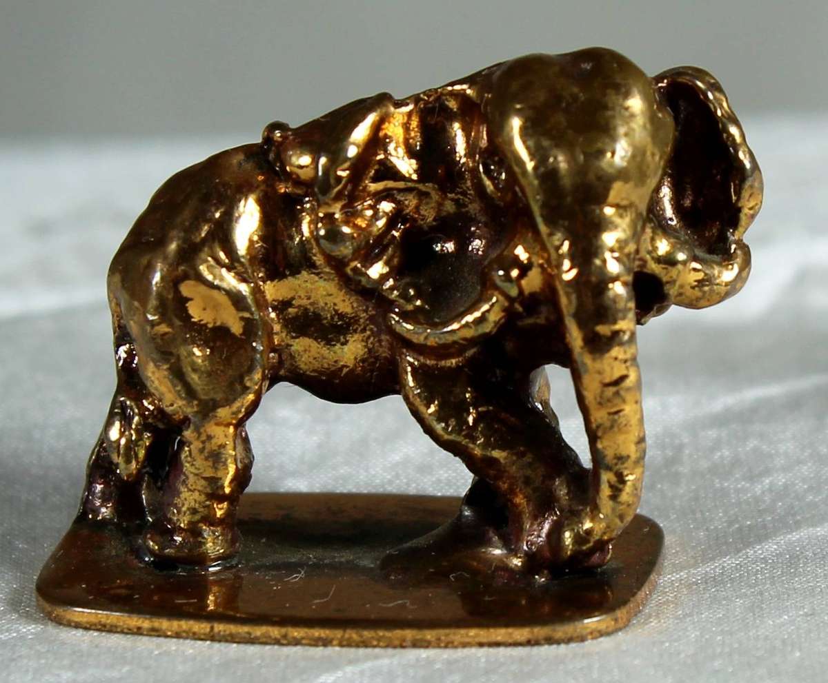Miniature copper plated - Elephant