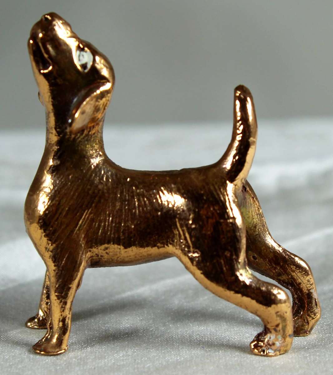 Miniature copper plated - Hunting dog